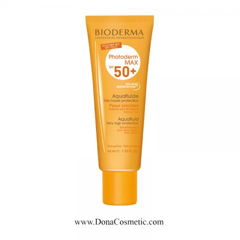 دونا کازمتیک - خرید ، فروش و مشخصات ضدافتاب رنگی پوست حساس اس پی اف 50 + بایودرما