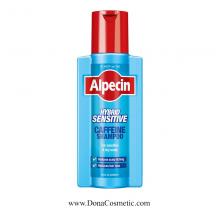 خرید ، فروش و مشخصات شامپو کافئین مو حساس Hybrid آلپسین 