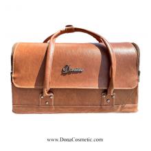 دونا کازمتیک - خرید ، فروش و مشخصات کیف چرم آرایشی | قهوه ای ساده 