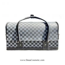 دونا کازمتیک - خرید ، فروش و مشخصات کیف چرم آرایشی | شطرنجی سفید مشکی