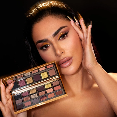 تست سایه روی پوست پالت سایه ناتی هدی بیوتی