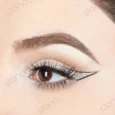 تست روی صورت چسب گلیتر نیکس