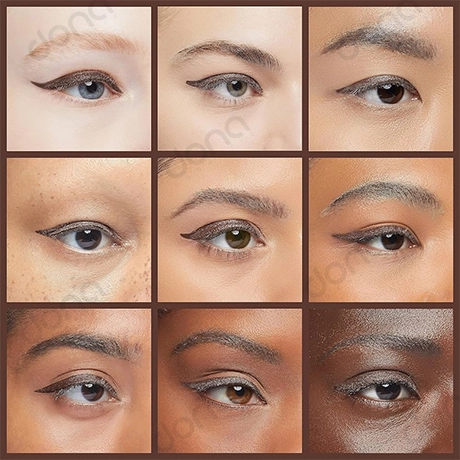 تست روی چشم خط چشم کاسه ای ژله ای میبلین