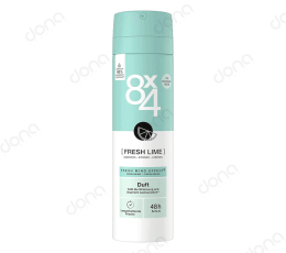 خرید اسپری ضد تعریق 8X4 مدل Fresh Lime