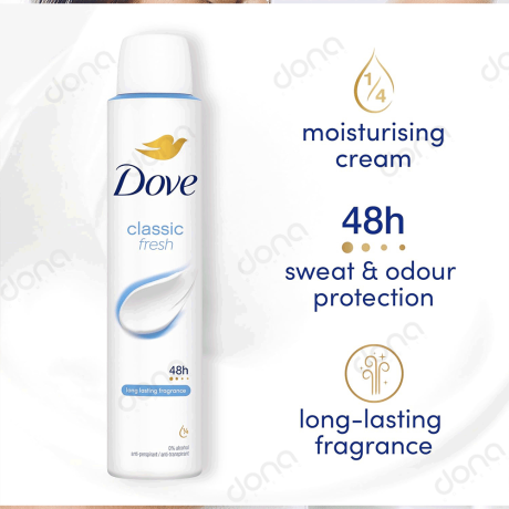 اسپری ضد تعریق Classic Fresh داو