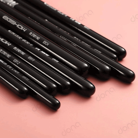 ست براش 10 تیکه Bright Silver ایگشو اورجینال