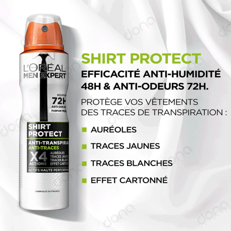 قیمت اسپری ضد تعریق مردانه Shirt Protect لورال