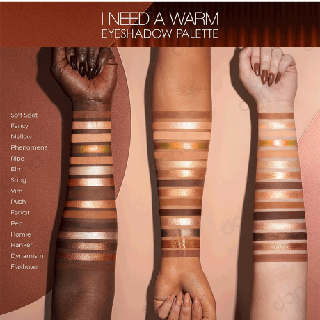 تست رنگ پالت سایه I Need A Warm ناتاشا دنونا