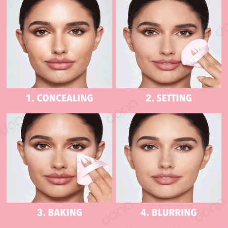 خرید پد پودر فیکس Powder Puff شیگلم