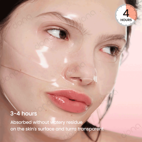 تست روی صورت ماسک ورقه ای collagen بازسازی کننده بایودنس