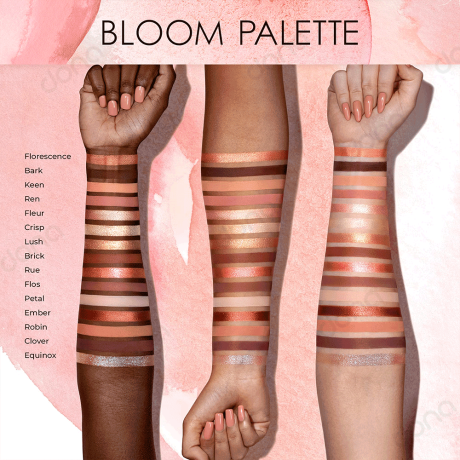 تست پالت سایه Bloom ناتاشا دنونا