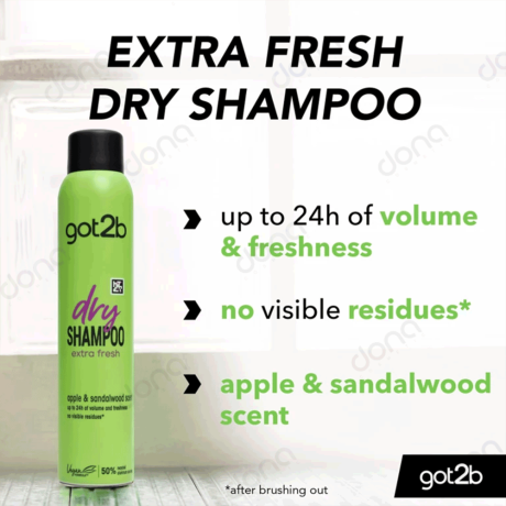 خرید شامپو خشک Extra Fresh گات تو بی