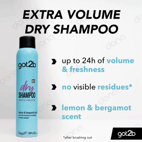 قیمت شامپو خشک Extra Volume گات تو بی