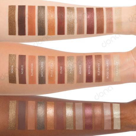 تست رنگ پالت سایه Rose Metals آناستازیا