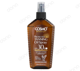 خرید اسپری روغن برنزه کننده کازمو SPF30