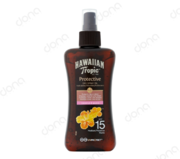خرید اسپری روغن خشک برنزه کننده تروپیک هاواییان SPF15