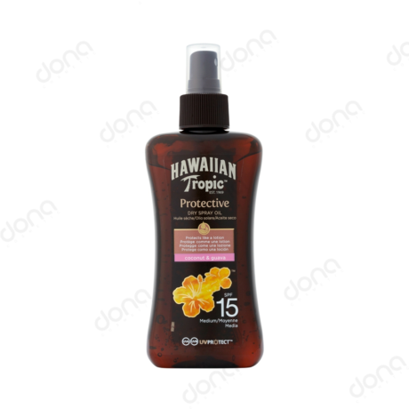 خرید اسپری روغن خشک برنزه کننده تروپیک هاواییان SPF15