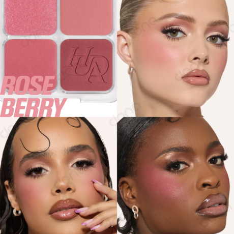 تست پالت رژگونه Rose Berry هدی بیوتی