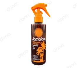 خرید اسپری روغن برنزه کننده قهوه جامائیکا SPF0