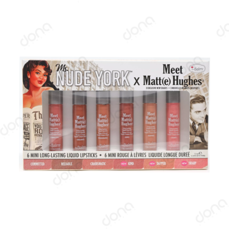 خرید ست رژلب مایع دبالم مدل Nude York