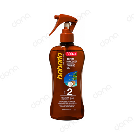 خرید روغن برنزه کننده باباریا SPF2