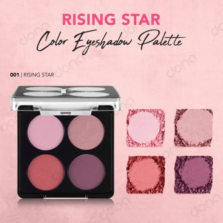 پالت سایه 4 رنگ فلورمار مدل 001 Rising Star اصل