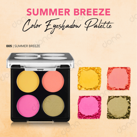 پالت سایه 4 رنگ فلورمار مدل 005 Summer Breeze