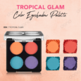 روش استفاده پالت سایه 4 رنگ فلورمار مدل 006 Tropical Glam