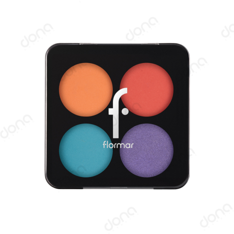 پالت سایه 4 رنگ فلورمار مدل 006 Tropical Glam اورجینال