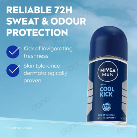 مام رول ضد تعریق Cool Kick نیوآ مدل Blue اصل